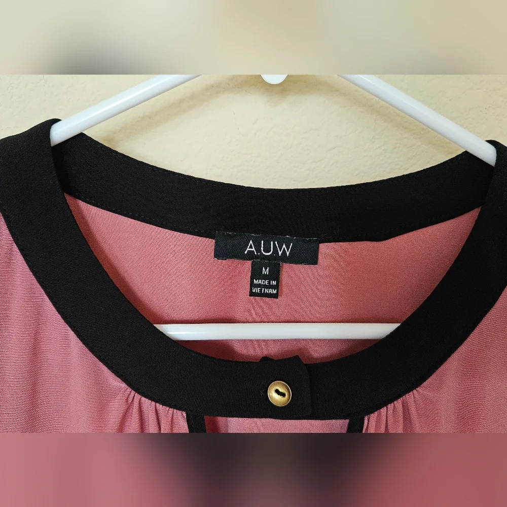 Pink Women's Blouse Size M